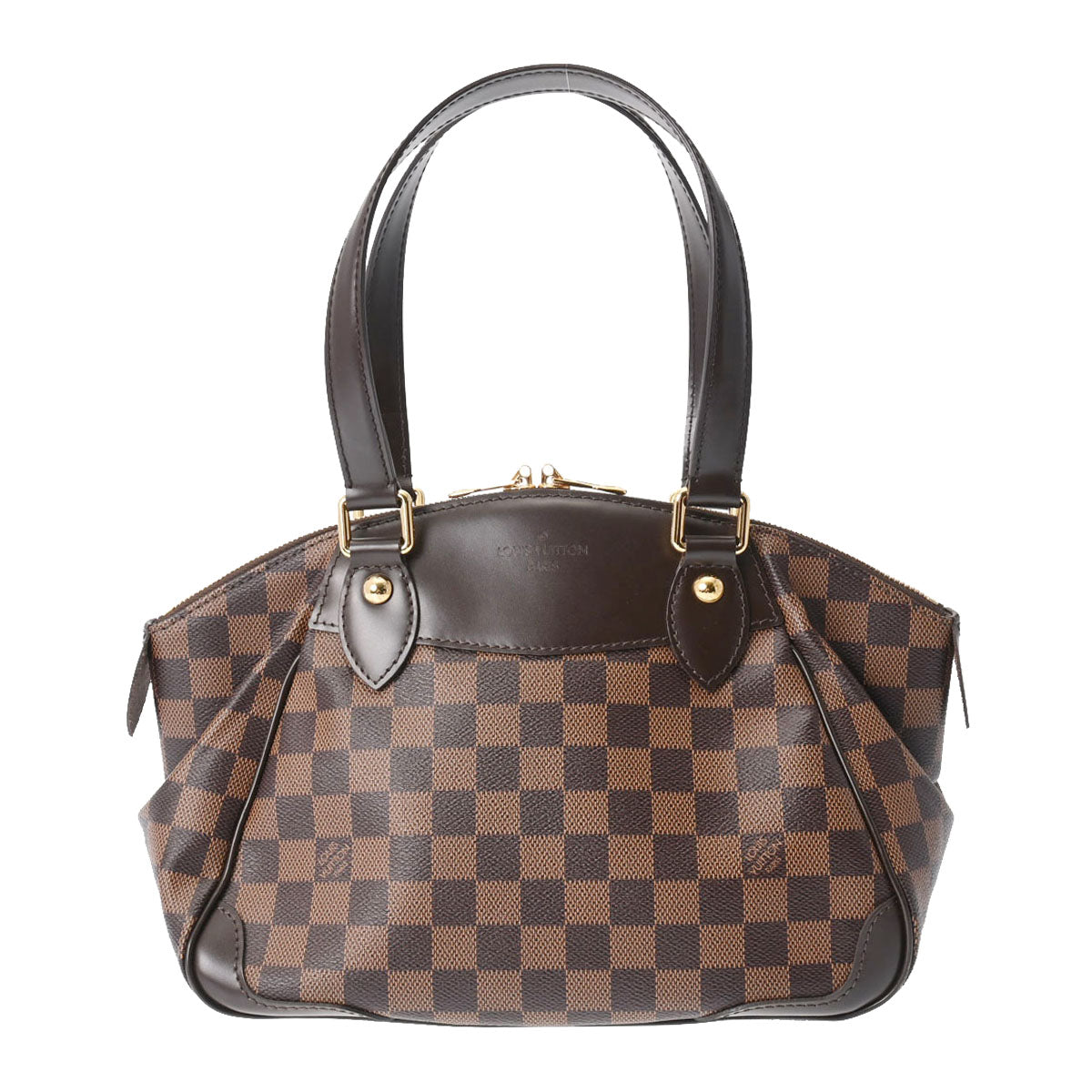 LOUIS VUITTON ルイヴィトン ダミエ ヴェローナ PM ブラウン N41117 レディース ダミエキャンバス ハンドバッグ ABランク 中古 