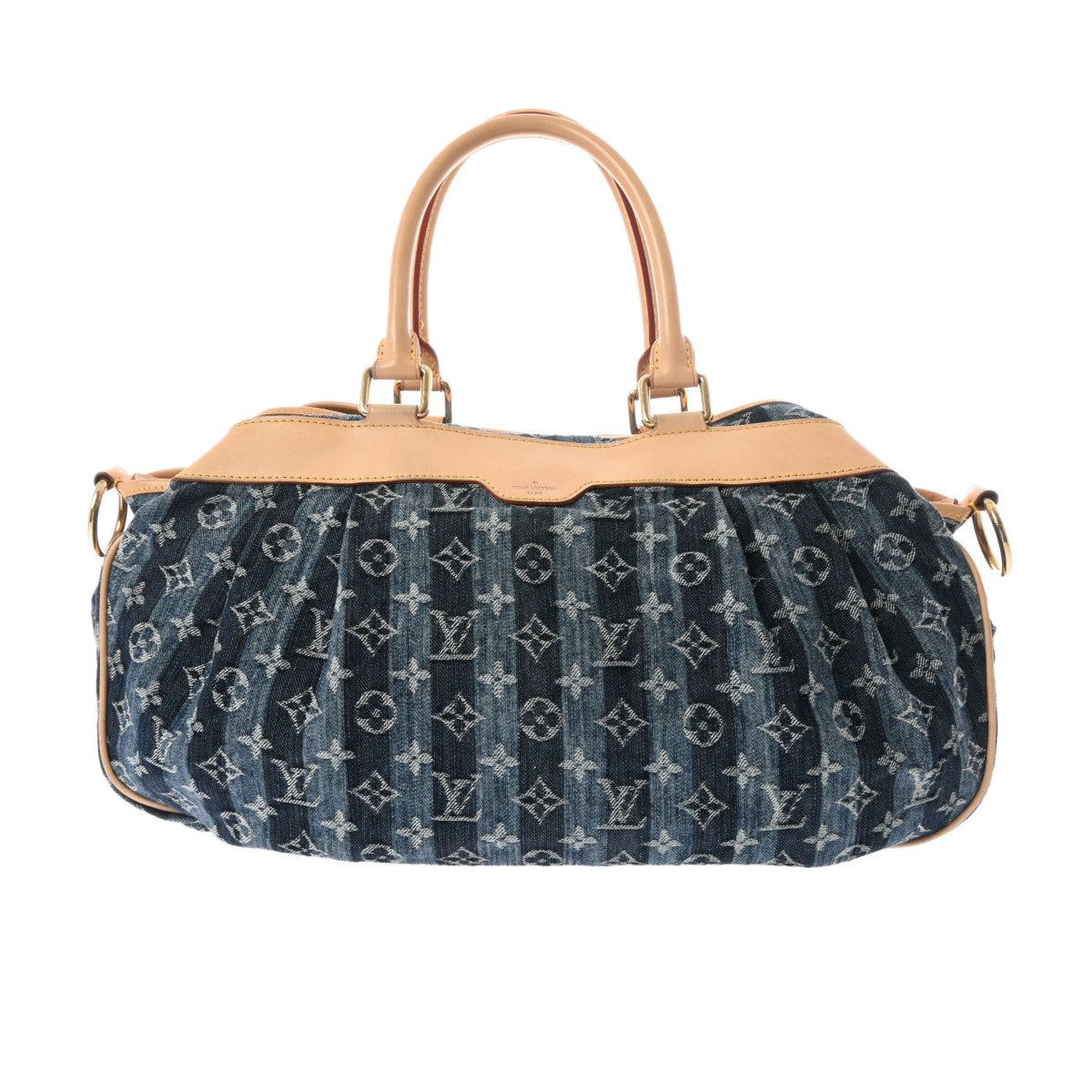 LOUIS VUITTON ルイヴィトン モノグラムデニム カバレイエ GM ブルー M95336 レディース モノグラムデニム 2WAYバッグ ABランク 中古 