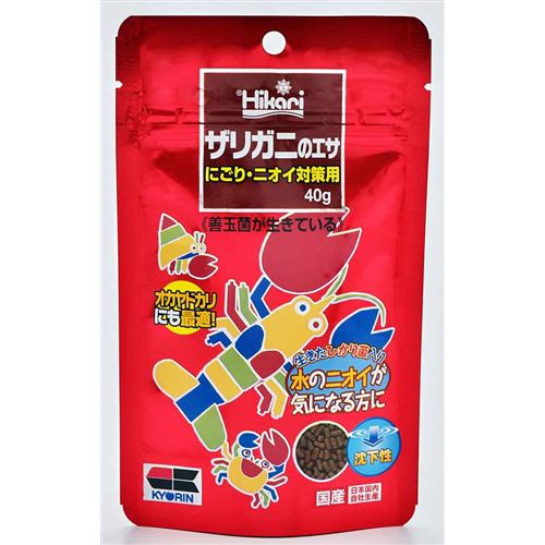 キョーリン ザリガニのエサ にごり・ニオイ対策用 ４０ｇ