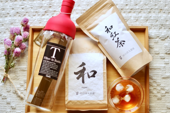 「和紅茶50g」&「和200g」&フィルターインボトルセット