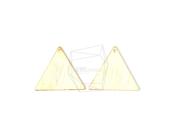 PDT-1267-MG【2個入り】トライアングルペンダント,Triangle Brushed Texture