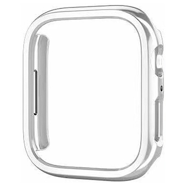 GAACAL Apple Watch Series 1-3 [42mm]用プラスチックフレーム メタリックシルバー W00224S3