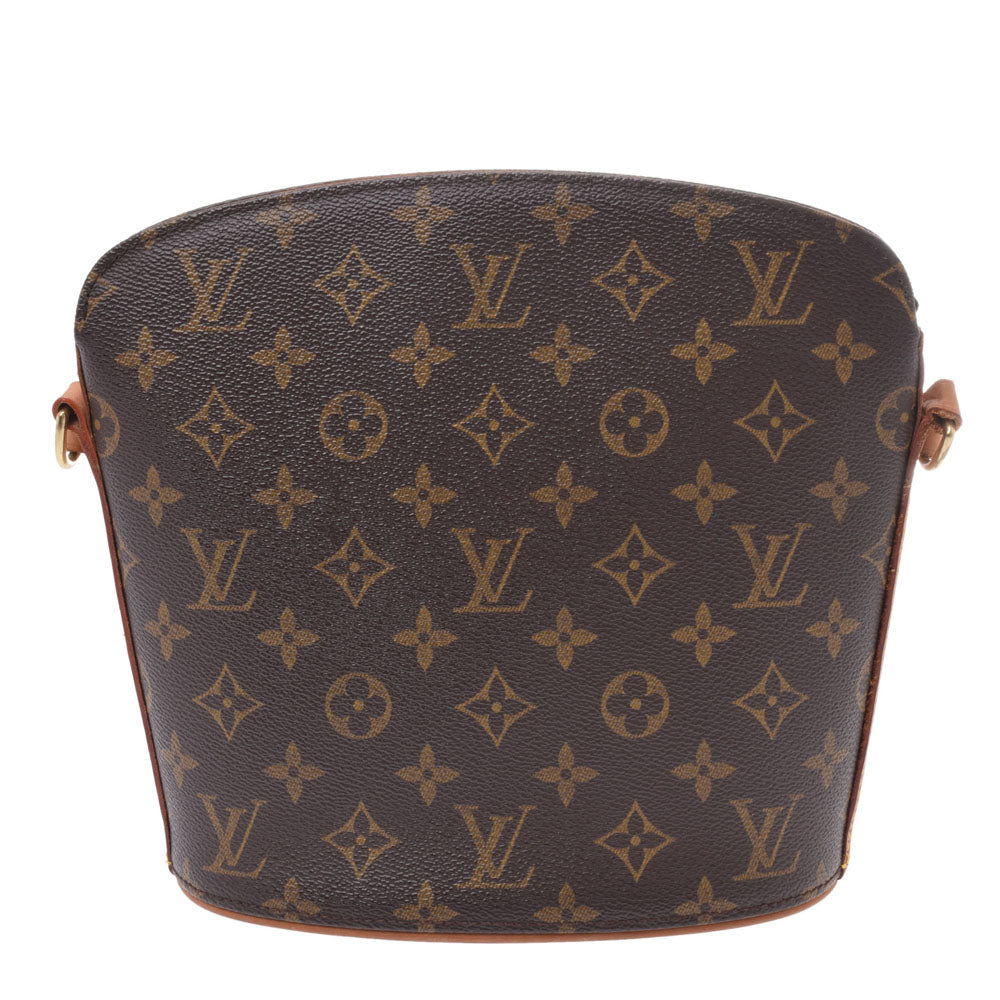 LOUIS VUITTON ルイヴィトン モノグラム ドルーオ ブラウン M51290 ユニセックス モノグラムキャンバス ショルダーバッグ Bランク 中古 