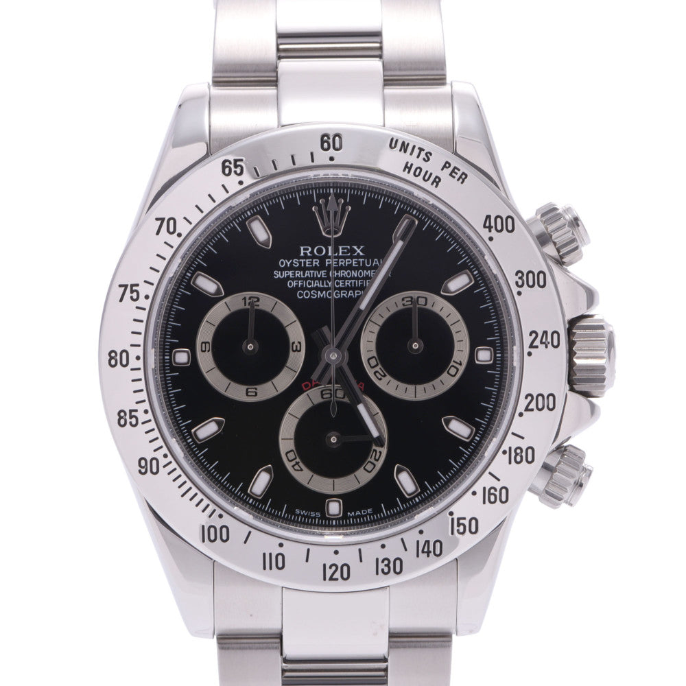 ROLEX ロレックス デイトナ 116520 メンズ SS 腕時計 自動巻き 黒文字盤 Aランク 中古 