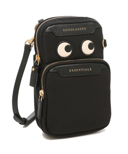 アニヤハインドマーチ ショルダーバッグ アイズ エッセンシャルズ クロスボディ ミニバッグ ブラック レディース ANYA HINDMARCH 50509251