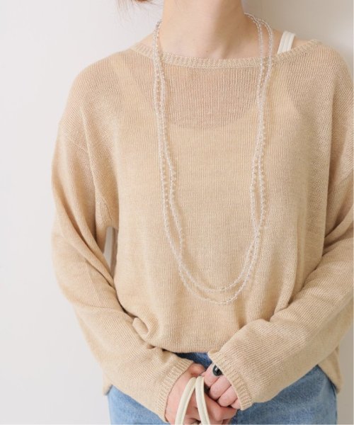 【ESLOW / エスロー】 BEADS SUPER LONG NECKLACE