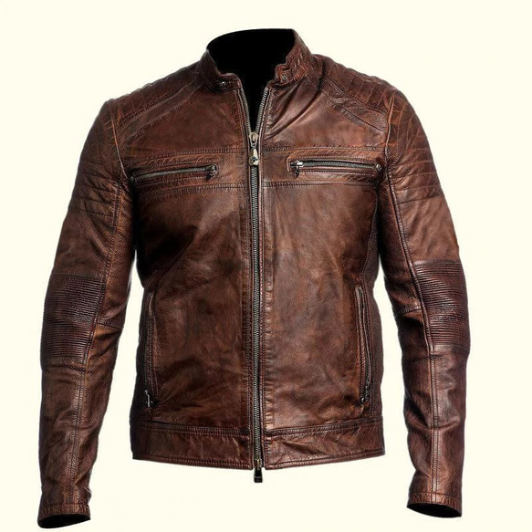 羊革アンティークワックスジャケット Sheep Leather Antique Waxed Jacket