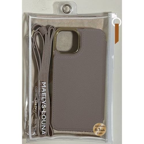 ユニケース ML-CSIP23MP-2CBGY Cross Body Case Duo for iPhone 15Pro (gray) gray