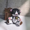 ハニーベア カスタム ミモザ ホワイト 日本猫 ネコ 花　29