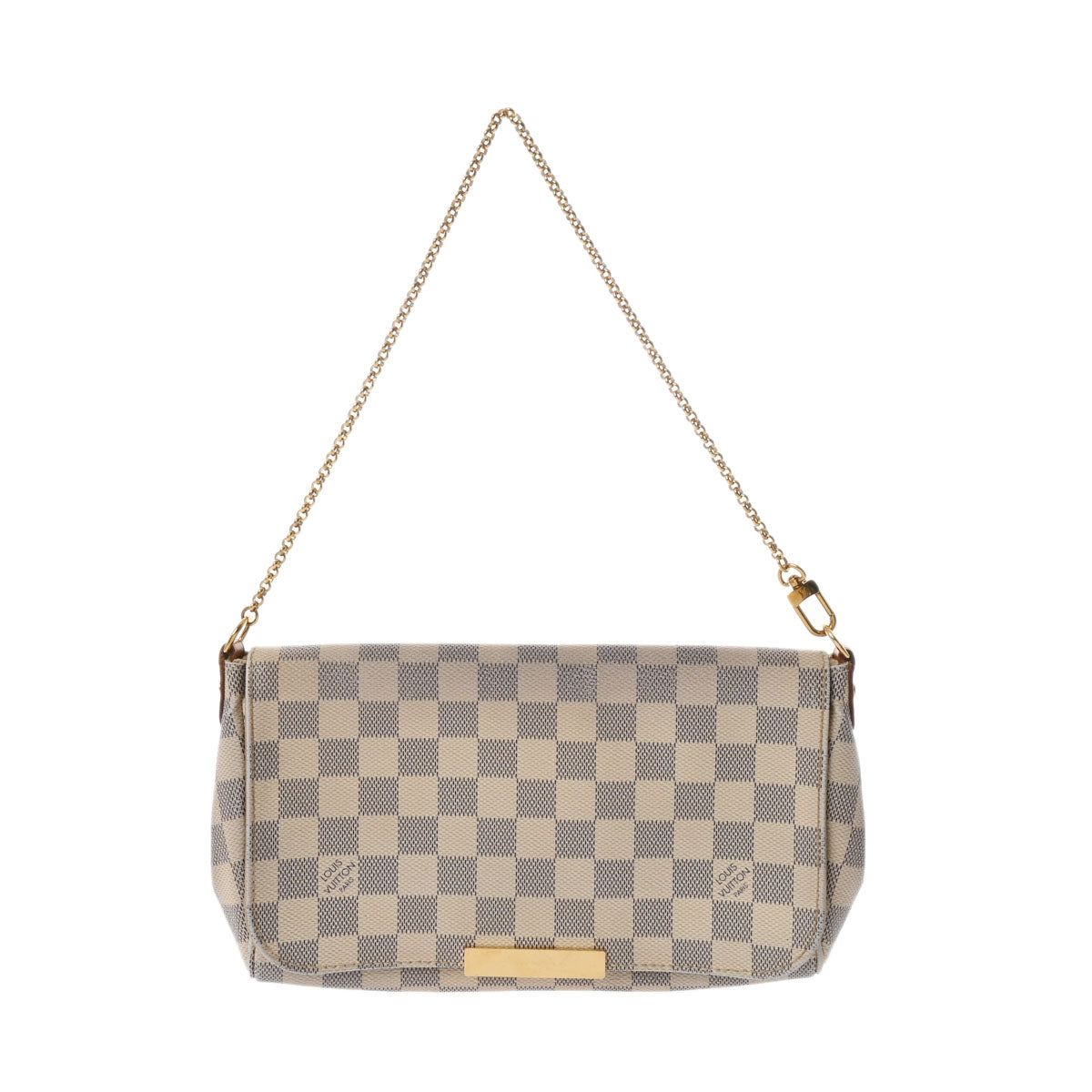 LOUIS VUITTON ルイヴィトン ダミエ アズール フェイボリットMM 2WAY 白 N41275 レディース ダミエアズールキャンバス ショルダーバッグ Bランク 中古 