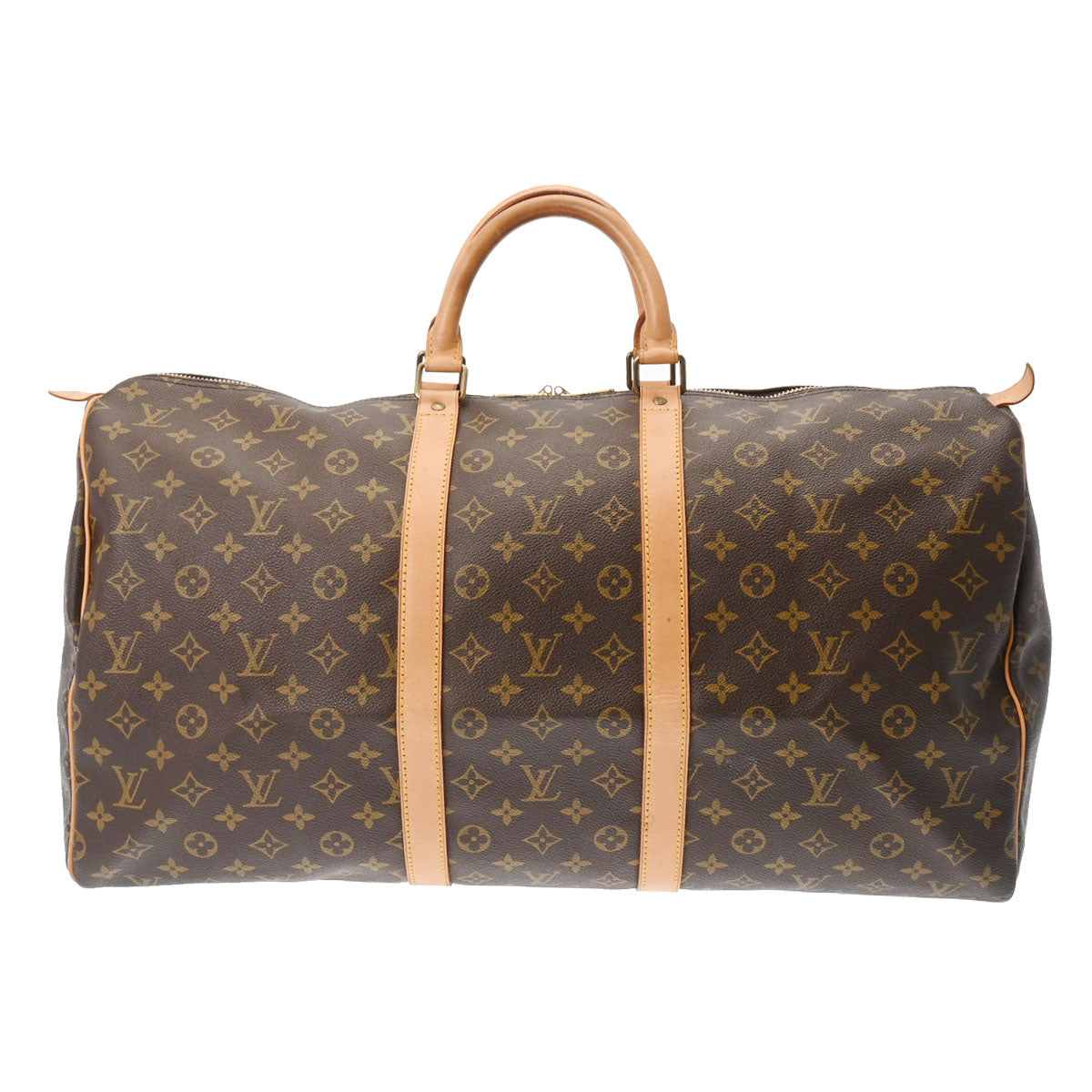 LOUIS VUITTON ルイヴィトン モノグラム キーポルバンドリエール 55 ブラウン M41414 レディース モノグラムキャンバス ボストンバッグ Bランク 中古 