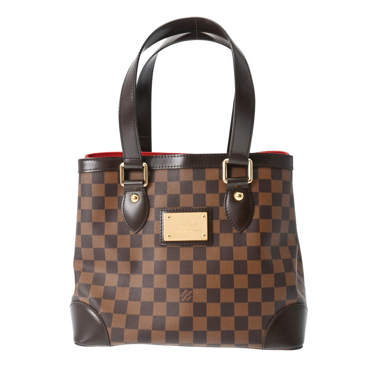 LOUIS VUITTON ルイヴィトン ダミエ ハムステッド PM ブラウン N51205 レディース ダミエキャンバス ハンドバッグ Aランク 中古 