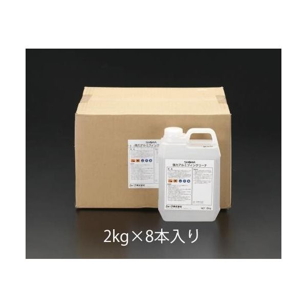 エスコ 2.0kg 強力アルミフィンクリーナー(8個) EA115-36 1箱(8個)（直送品）