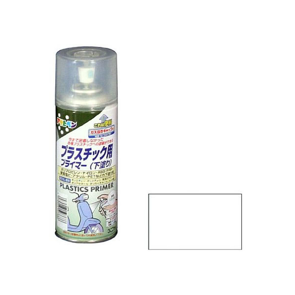 アサヒペン プラスチック用プライマー 300ml クリヤ FC146PK