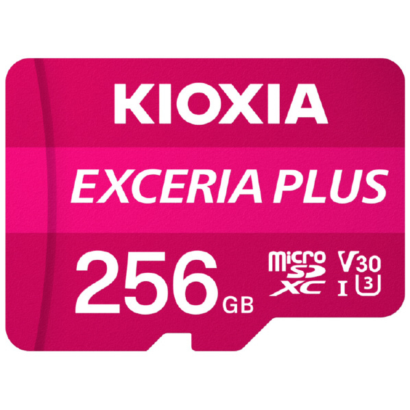 KIOXIA microSDXC UHS-Iメモリカード(256GB) EXCERIA PLUS KMUH-A256G