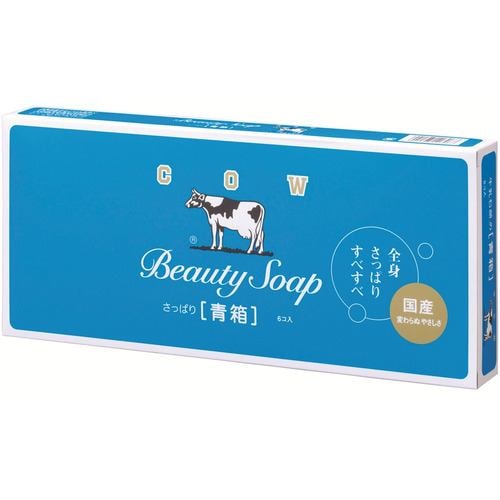 牛乳石鹸共進社 カウブランド青箱 6コ入 85g*6