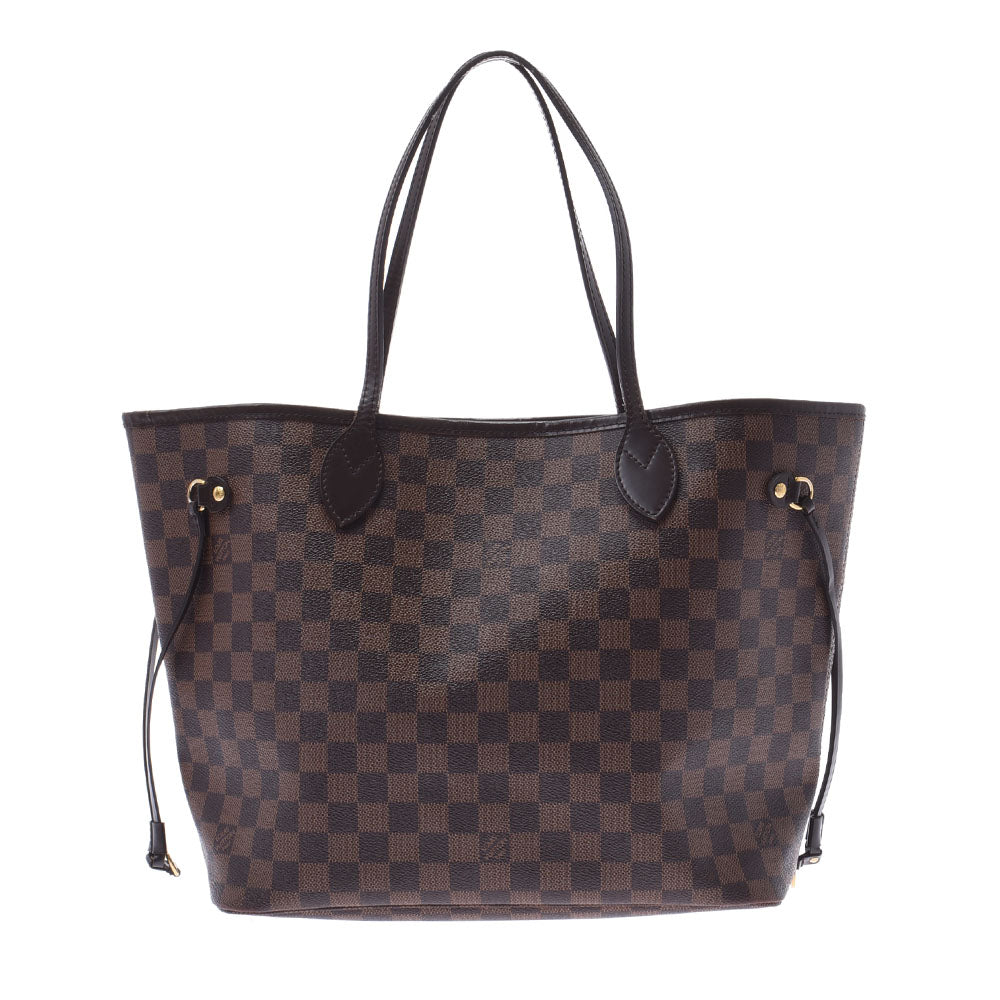 LOUIS VUITTON ルイヴィトン ダミエ ネヴァーフルMM 旧型 ブラウン N51105 レディース ダミエキャンバス トートバッグ Bランク 中古 