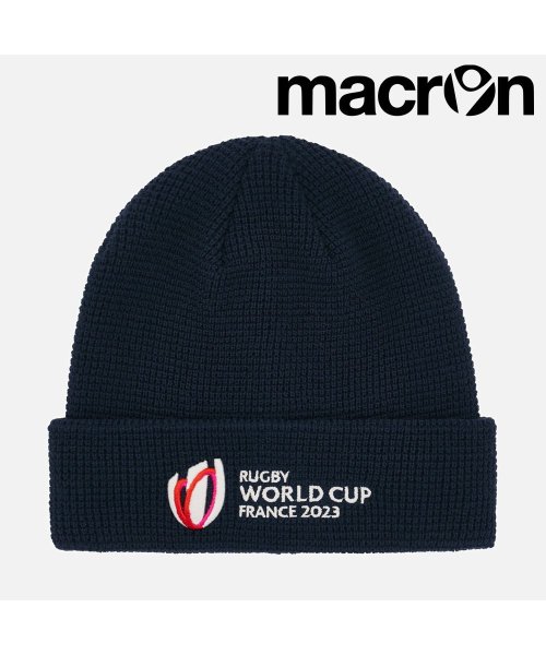 マクロン macron ラグビーワールドカップ公式 ユニセックス RWC 2023 FRANCE ワッフルビーニー 57127025