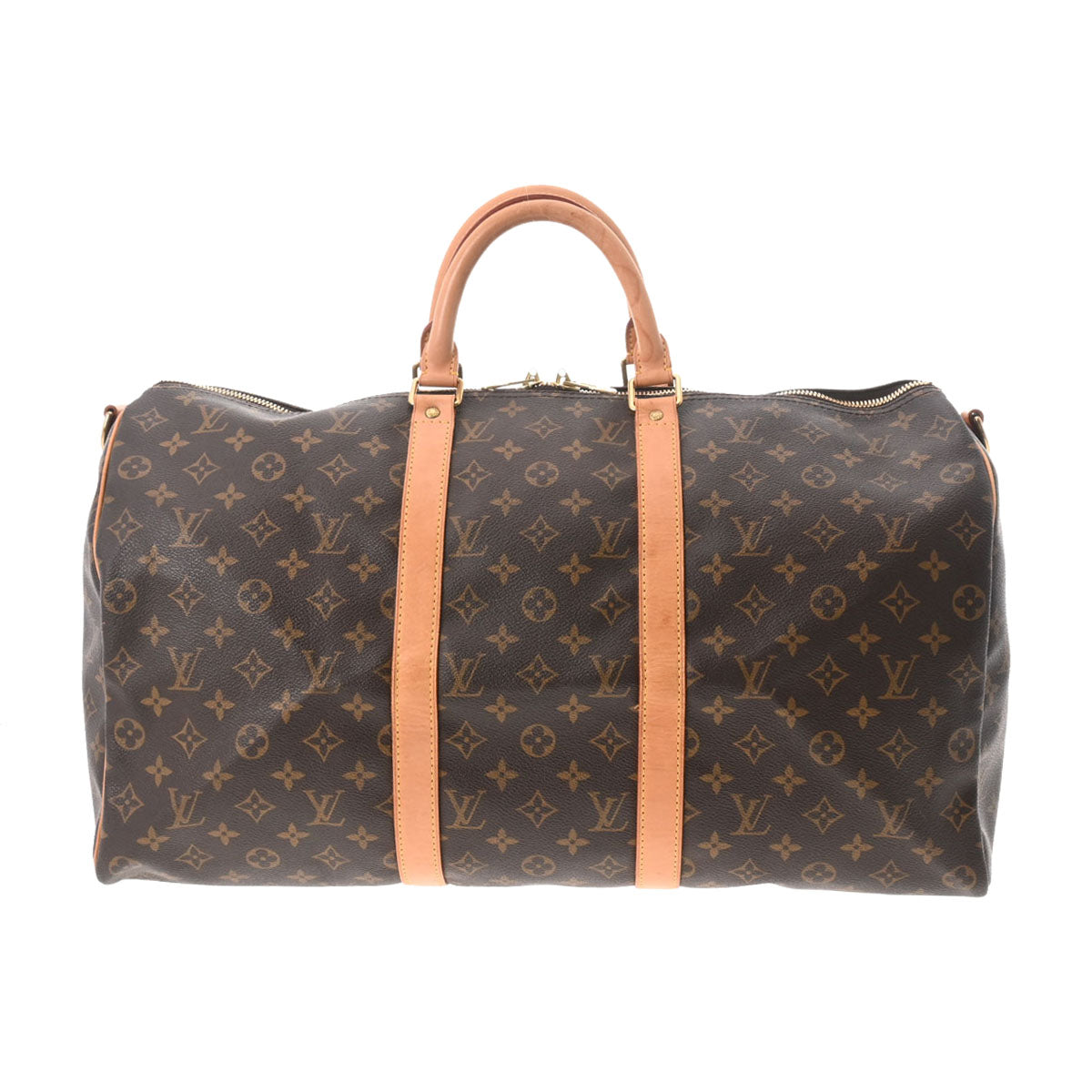 LOUIS VUITTON ルイヴィトン モノグラム キーポルバンドリエール50 ブラウン M41416 ユニセックス モノグラムキャンバス ボストンバッグ ABランク 中古 