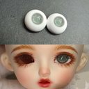 【12mm14mm16mm18mm】 ドールアイ ハンドメイドドール bjd 目 オビツ11 アイサイズ14/7 -4401