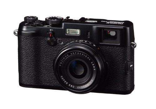 FUJIFILM デジタルカメラ FinePix X100 ブラック 1230万画素 APS-CサイズCMOS F2レンズ ハイブリッドビューファインダー F FX-X100B【中古品】