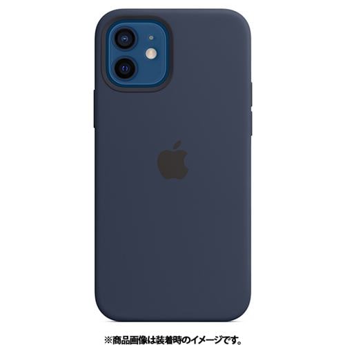 アップル Apple MHL43FE/A iPhone 12/iPhone 12 Pro シリコーンケース ディープネイビー