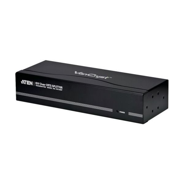 ATEN ビデオ分配延長器 VGA / 1入力 8出力 Cat5 VS1208T 1台 115-2277（直送品）