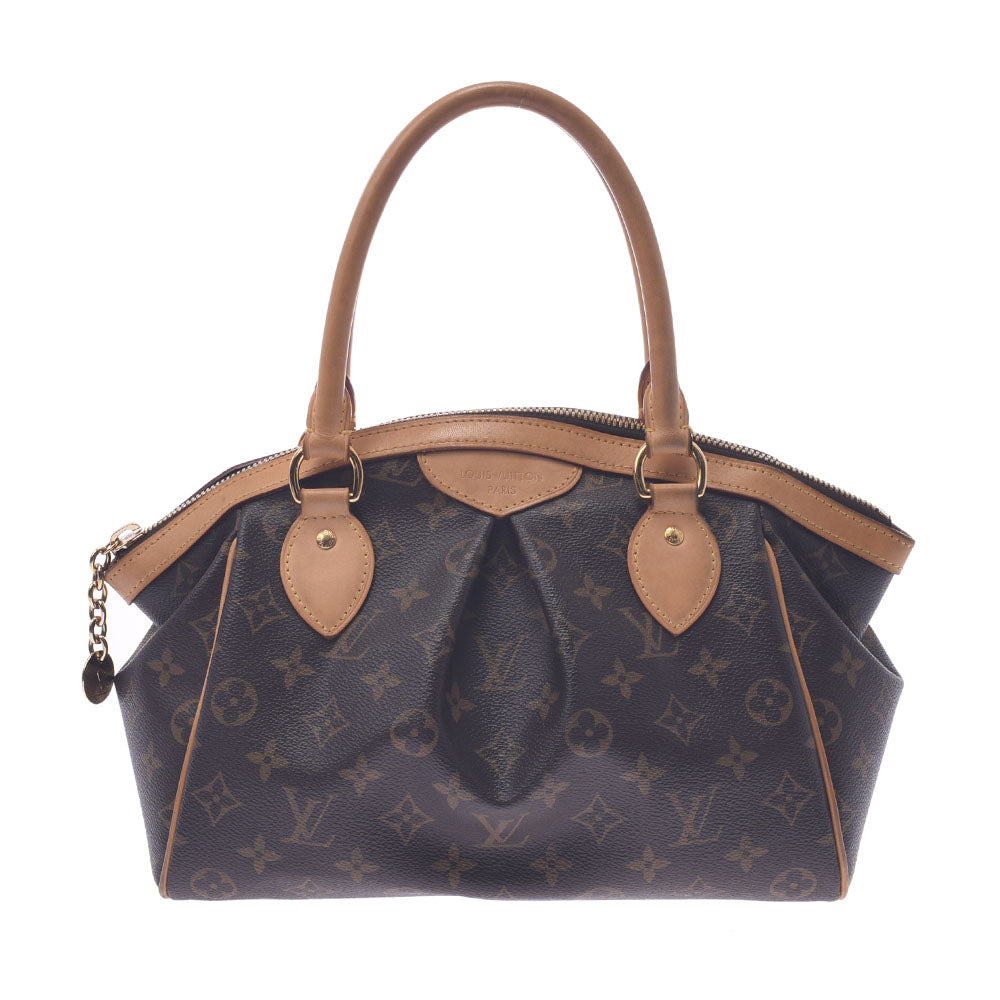 LOUIS VUITTON ルイヴィトン モノグラム ティヴォリ PM ブラウン M40143 レディース モノグラムキャンバス ハンドバッグ Bランク 中古 