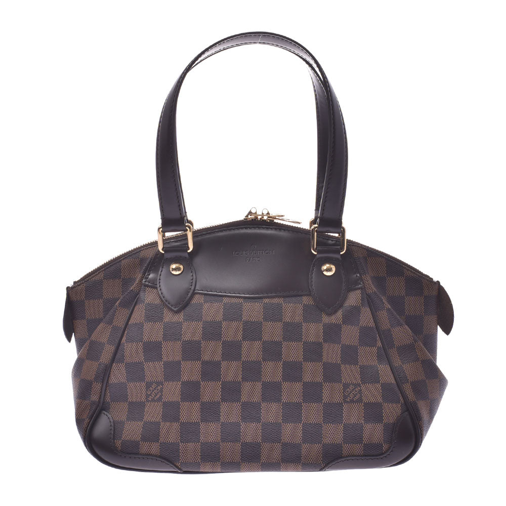 【コストコ お買い得】LOUIS VUITTON ルイヴィトン ダミエ ヴェローナPM ブラウン N41117 レディース ダミエキャンバス ハンドバッグ Aランク 中古 _画像1