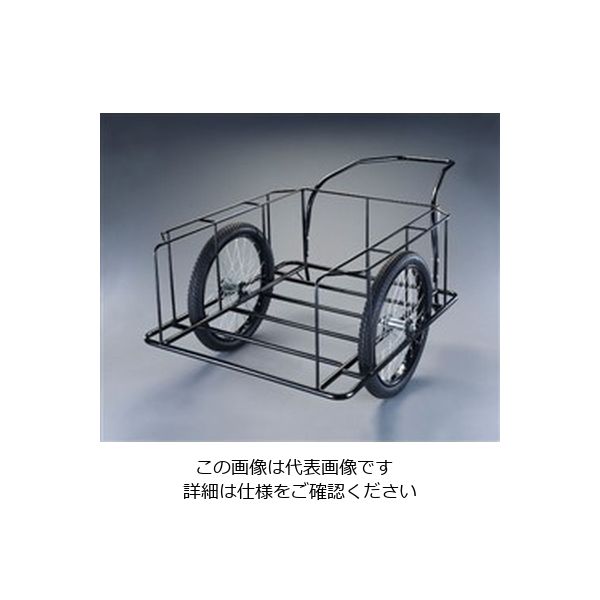 エスコ（esco） 1140x2050x750mm/300kg リヤカー（スチール製） 1台 EA520AH（直送品）