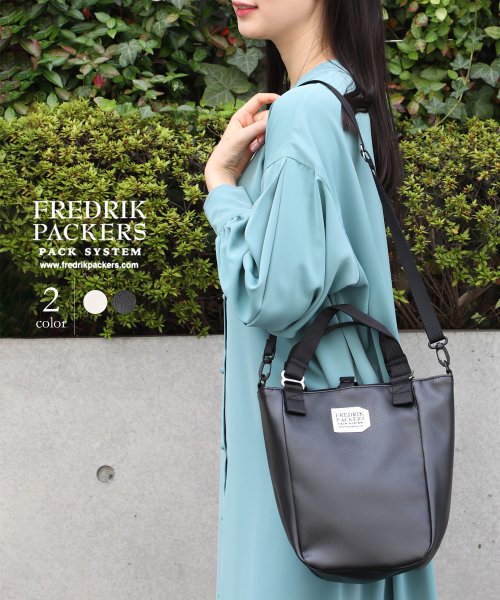 【FREDRIK PACKERS】EC限定！ MISSION TOTE XS ECO LEATHER limite ミニトート トートバッグ ショルダーバッグ