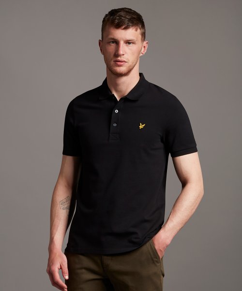 【LYLE&SCOTT】ライル＆スコットスリム半袖ポロシャツ