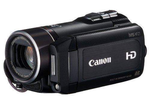 Canon ハイビジョンデジタルビデオカメラ iVIS HF21【中古品】