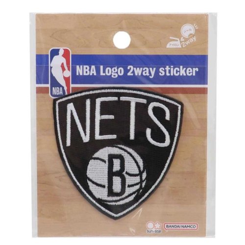 NBA ワッペン ロゴ刺繍ステッカー Brooklyn Nets ブルックリン ネッツ 社コッカ 手芸用品 スポーツ グッズ