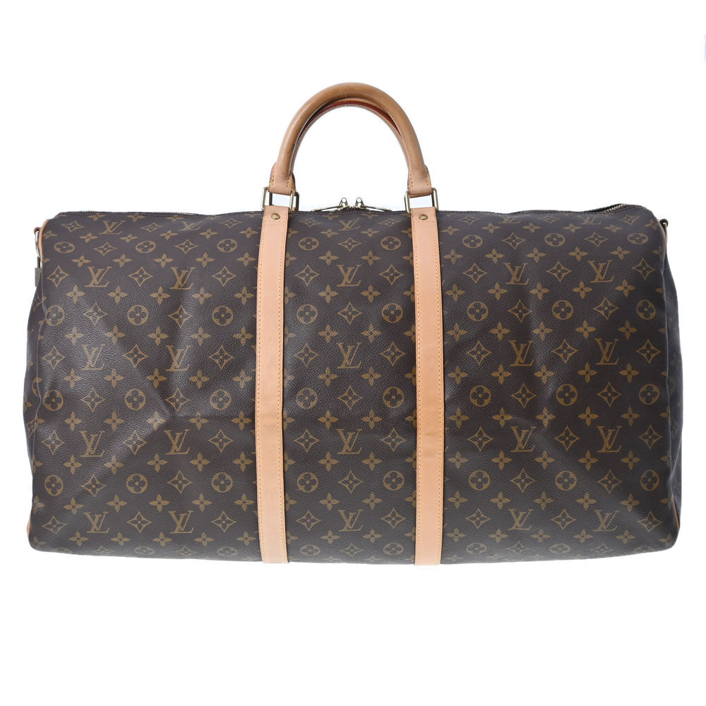 LOUIS VUITTON ルイヴィトン モノグラム キーポルバンドリエール60 ブラウン M41412 ユニセックス モノグラムキャンバス ボストンバッグ ABランク 中古 