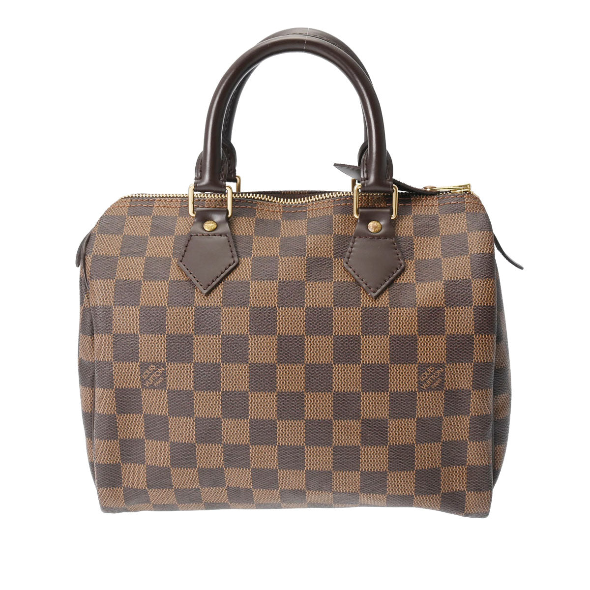 LOUIS VUITTON ルイヴィトン ダミエ スピーディ25 ブラウン N41532 レディース ダミエキャンバス ハンドバッグ Aランク 中古 