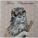 【 セブリーヌ ☆ マグネット 】 Marie-Chatounette マリー・アントワネット 猫 ネコ キャット 磁石 Chats enchantes 94004MG