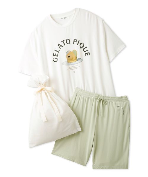 GELATO PIQUE HOMME/【ラッピング済み】【HOMME】ベアケーキモチーフTシャツ＆･･･