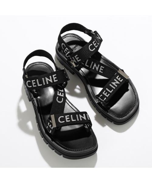 CELINE サンダル LEO STRAPPY 346742208C ベルクロ ストラップ