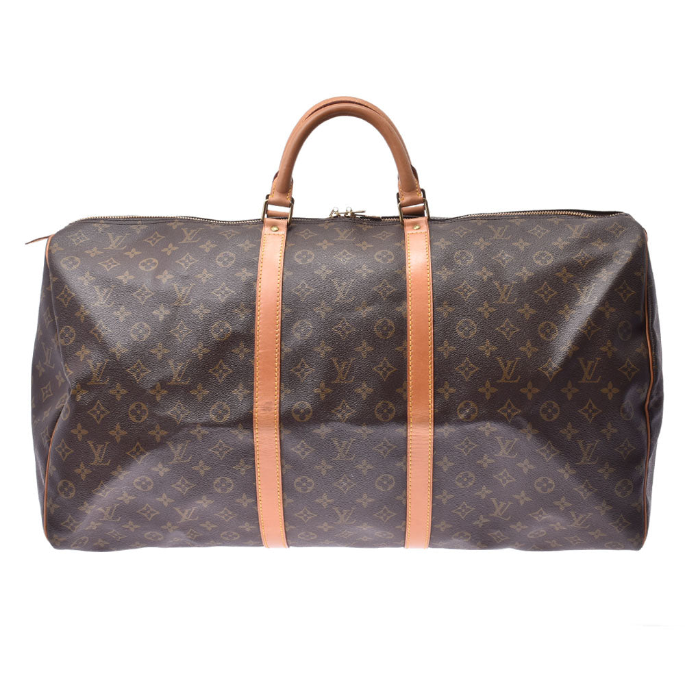 LOUIS VUITTON ルイヴィトン モノグラム キーポル60 ブラウン M41422 ユニセックス モノグラムキャンバス ボストンバッグ Bランク 中古 