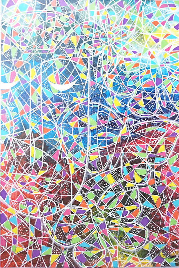 ｜Flow Of Heart 6｜Contemporary Painting 60 x 90 cm Canvas