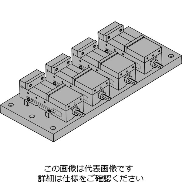 ナベヤ ロックタイトMC精密マシンバイス多連バイス