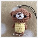 Little garden あみぐるみ くま　ストラップ　K-30‐5