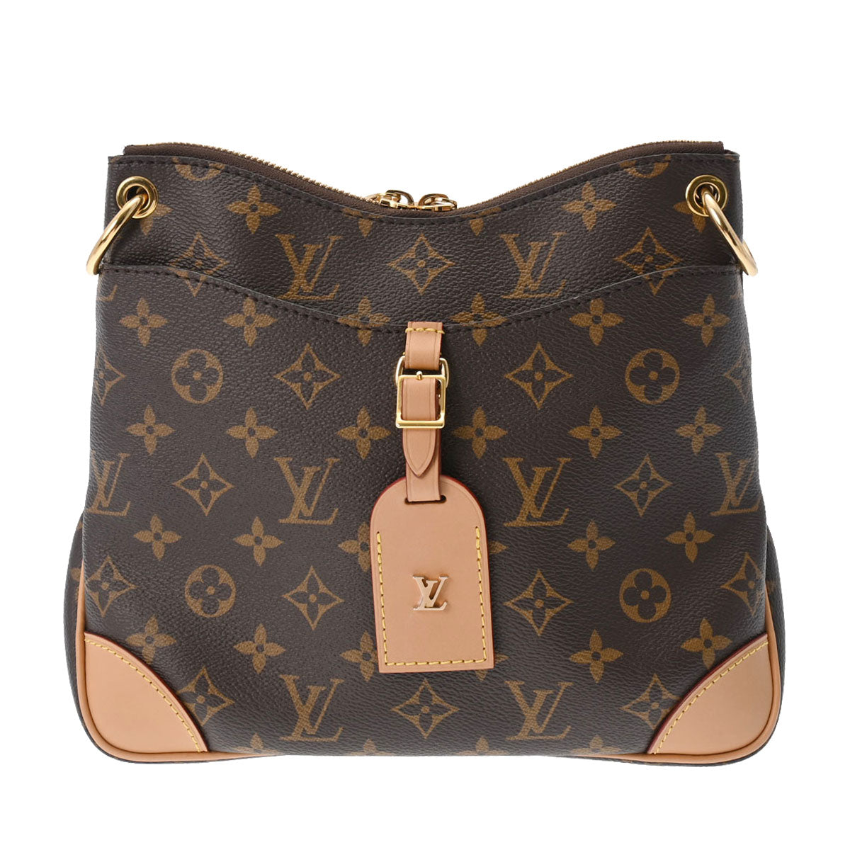 LOUIS VUITTON ルイヴィトン モノグラム オデオンNM PM ブラウン M45354 レディース モノグラムキャンバス ショルダーバッグ Aランク 中古 