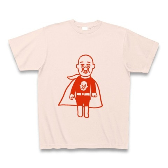 マン　Tシャツ　ライトピンク