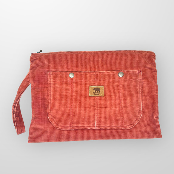 Corduroy Clutch Bag