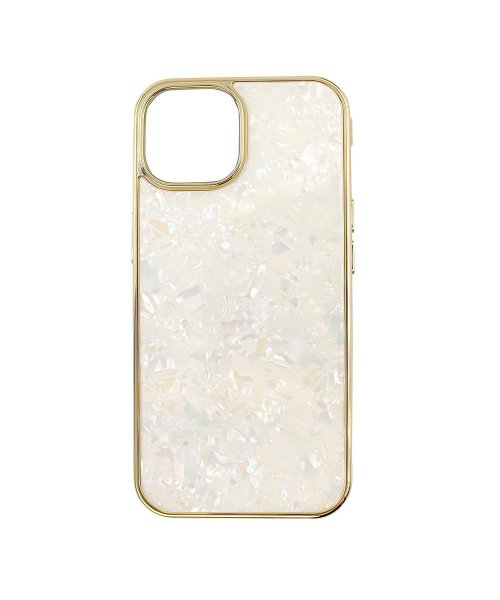 (iPhone15/14/13) Glass Shell Case (gold)