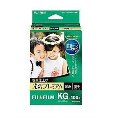 富士フイルム WPKG100PRM 画彩 写真仕上げ 光沢プレミアム KGサイズ 100枚入