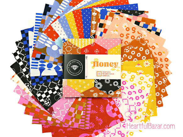 USAコットン RUBY STAR SOCIETY charmpack 42枚セット Honey