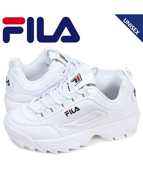 FILA フィラ ディスラプター2 スニーカー メンズ レディース DISRUPTOR 2 ホワイト 白 FS1HTB1071X